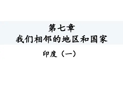 (人教版)地理《印度》优秀课件1