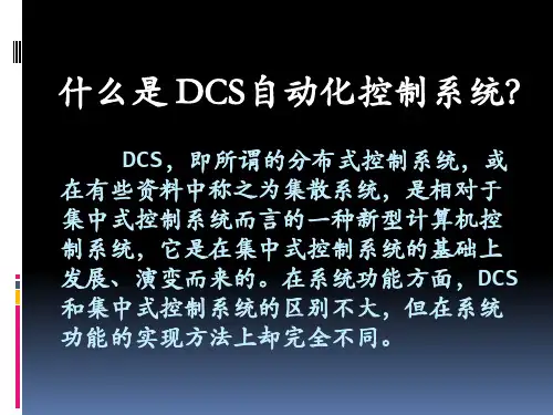 DCS自动控制系统
