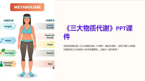 《三大物质代谢》课件