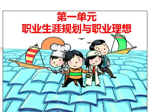 职业生涯规划面向未来的职业生涯规划PPT课件