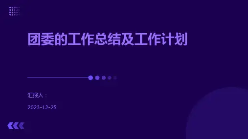 团委的工作总结及工作计划