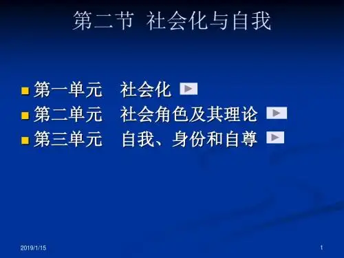 2社会化与自我