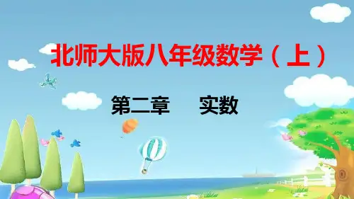北师大版八年级数学(上)第二章  实数 认识无理数