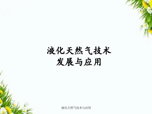 液化天然气技术与应用