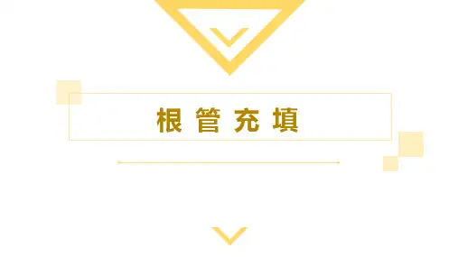 口腔临床诊疗基本操作技术：根管治疗---根管充填