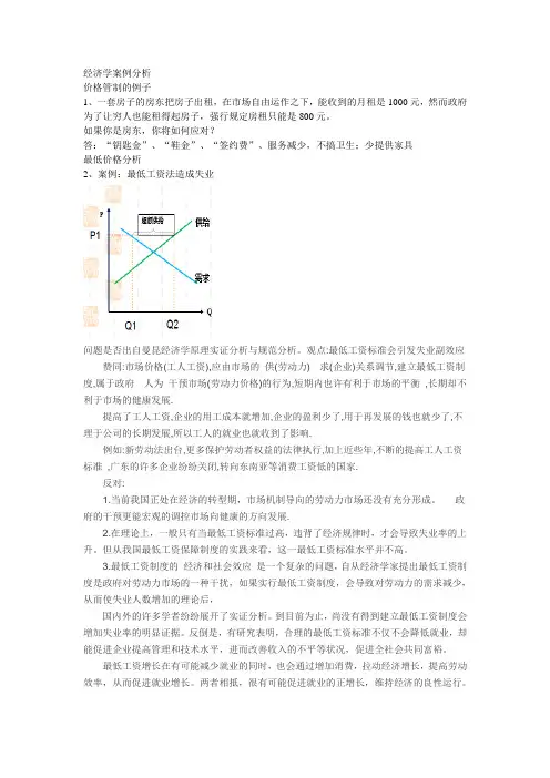 经济学案例分析 (1)