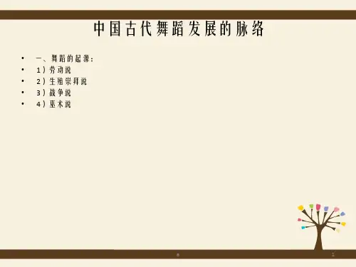 中国古代舞蹈发展史