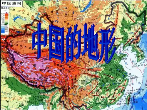 高三地理第一轮复习——中国的地形.ppt