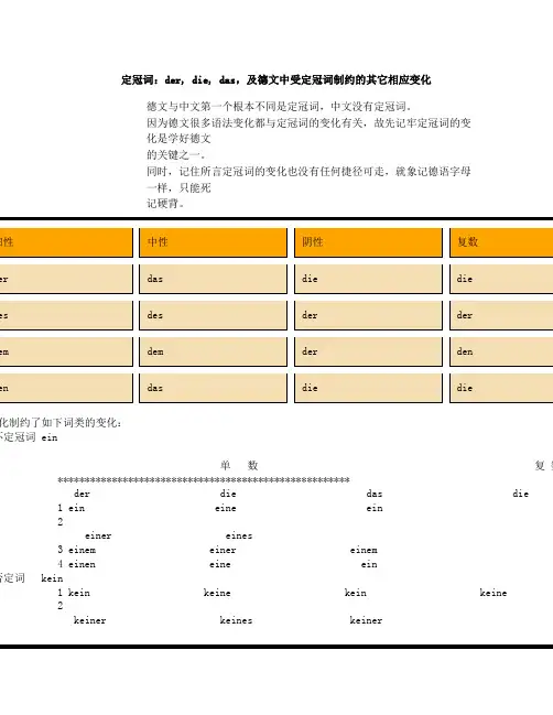 德语资料学习