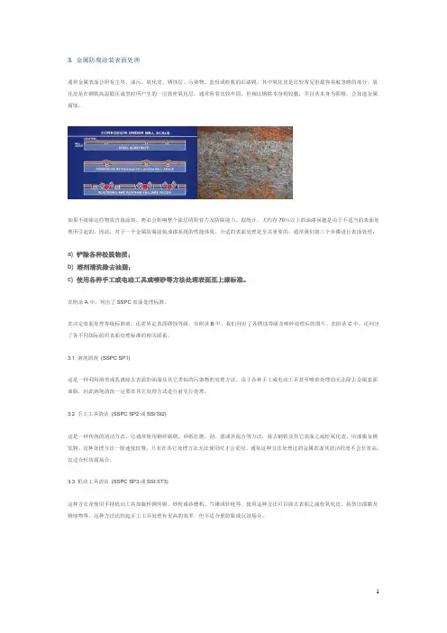 喷砂标准