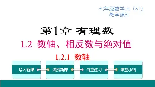 湘教版七年级上册数学精品教学课件 第1章 有理数 数轴 数轴