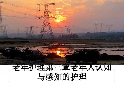 最新老年护理第三章老年人认知与感知的护理教学讲义ppt课件
