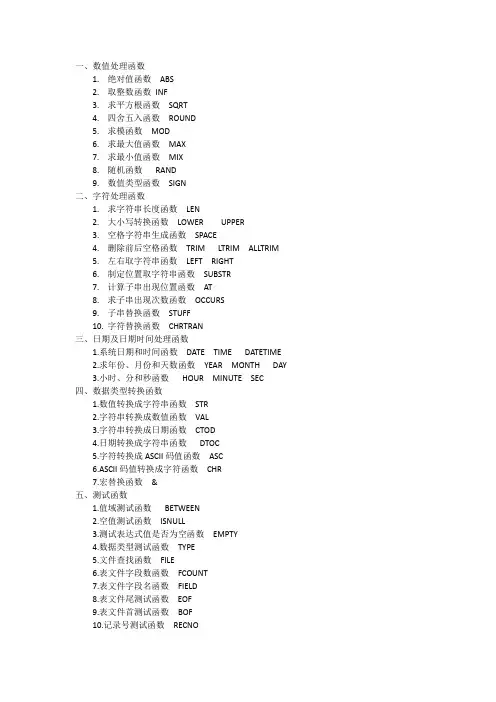 VF练习及答案3
