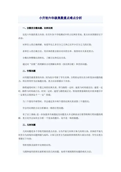 小升初六年级的奥数——几何(平面图形).doc