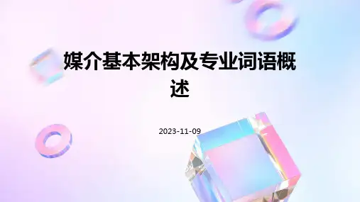 媒介基本架构及专业词语概述