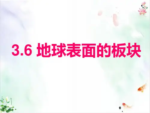地球表面的板块件ppt[新]