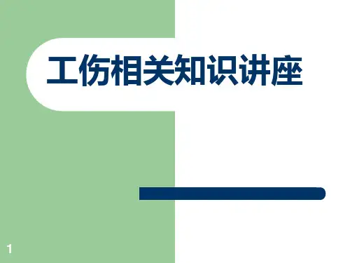 工伤知识讲座PPT课件