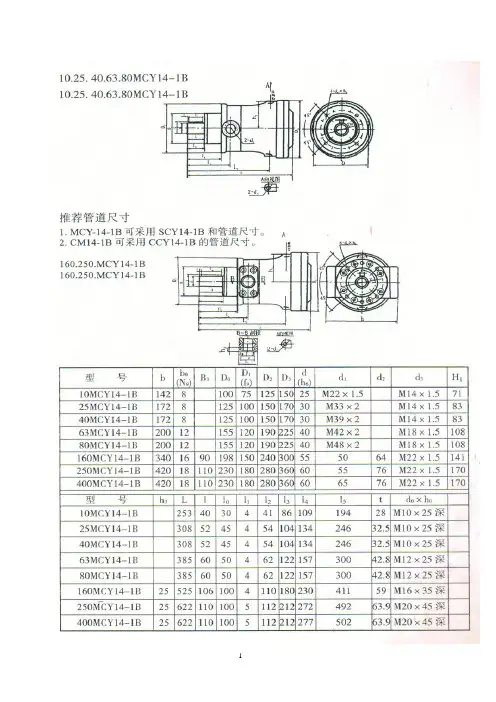 160MCY-14-1b说明书