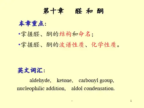 第十章-醛和酮PPT课件