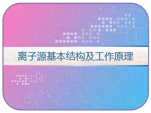 离子源基本结构及工作原理 PPT