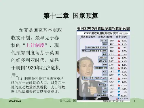 国家预算原则与编制、决策PPT(共45页)