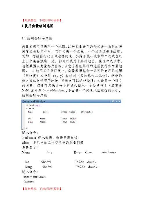 MATLAB绘制地图(完整资料).doc