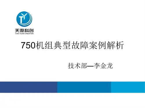 750机组典型故障案例分析
