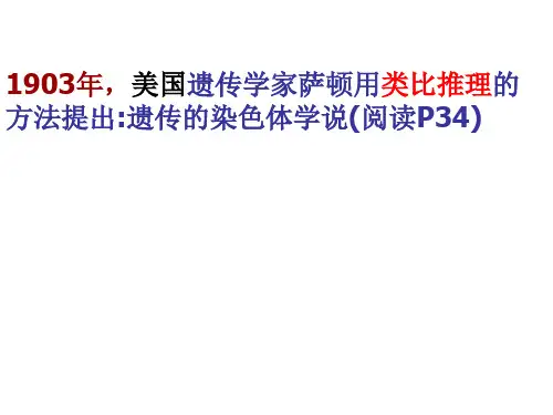 染色体学说