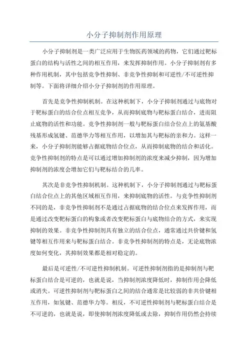 小分子抑制剂作用原理