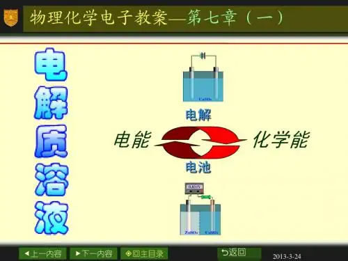 第七章(一) 电解质溶液.ppt