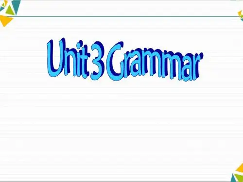 2019秋牛津深圳版英语九上Unit 3 Family life  Grammar (共21张PPT)