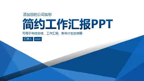 保险公司年度工作总结ppt【精选模版PPT】