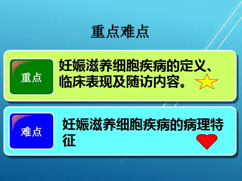 妇产科护理学第十四章妊娠滋养细胞疾病患者的护理课件
