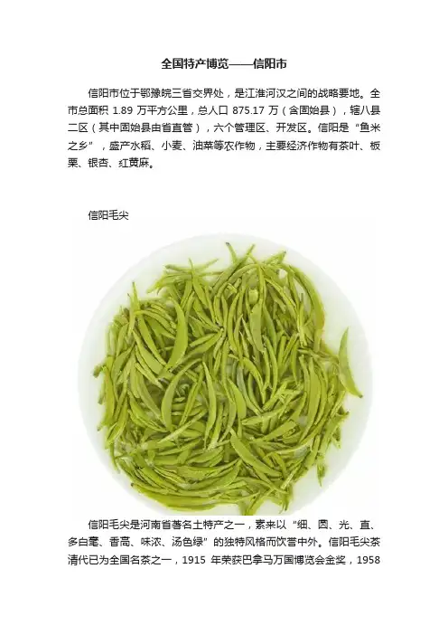 全国特产博览——信阳市
