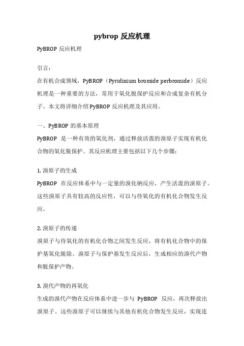pybrop反应机理