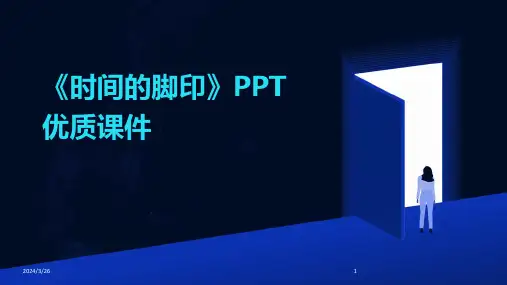 (2024年)《时间的脚印》PPT优质课件