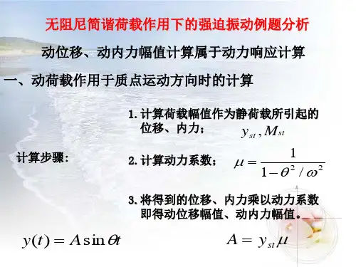 单自由度振动习题分析