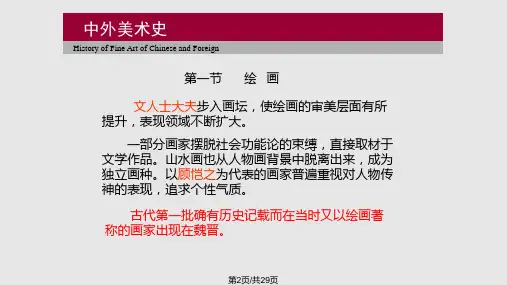 中外美术史魏晋南北朝美术