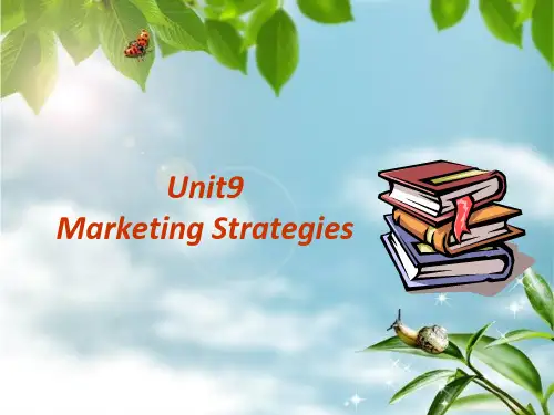 商务英语口语实训 下册Unit 9 Marketing Strategies[精]