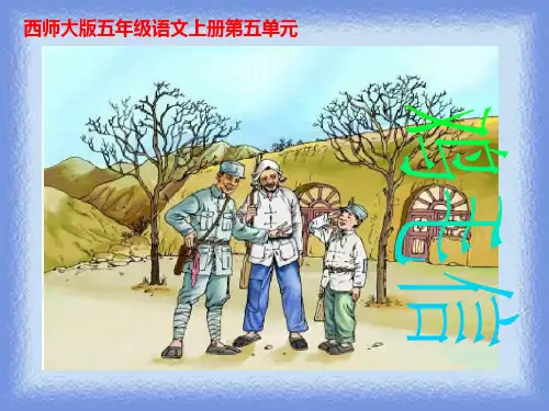 五年级上册《鸡毛信》课件