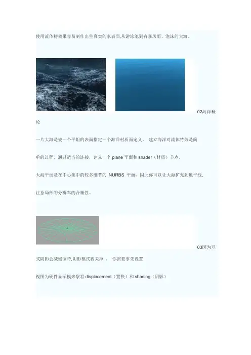 MAYA流体特效之海洋篇