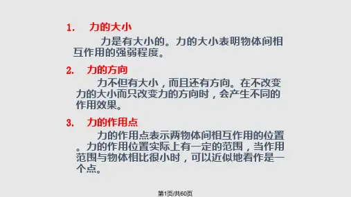 静力学基本知识PPT课件