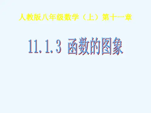 八年级数学上册《函数的图象》课件人教新课标版_1