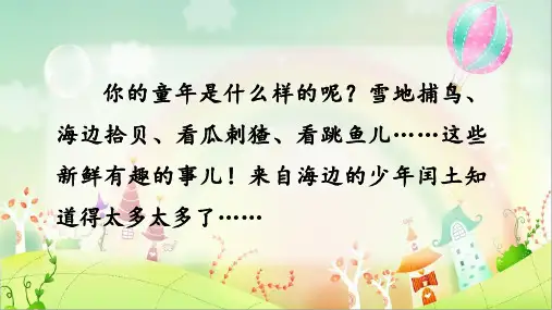 2019年部编人教版六年级上册语文第24课《少年闰土》精品课件(48页)