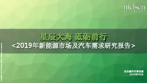 2019年新能源市场及汽车需求研究报告