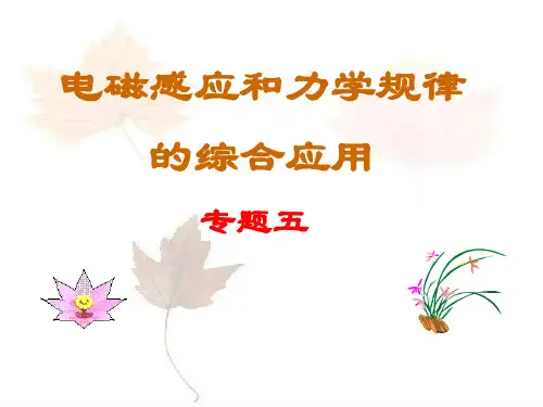 高考物理课件：电磁感应中的动力学问题