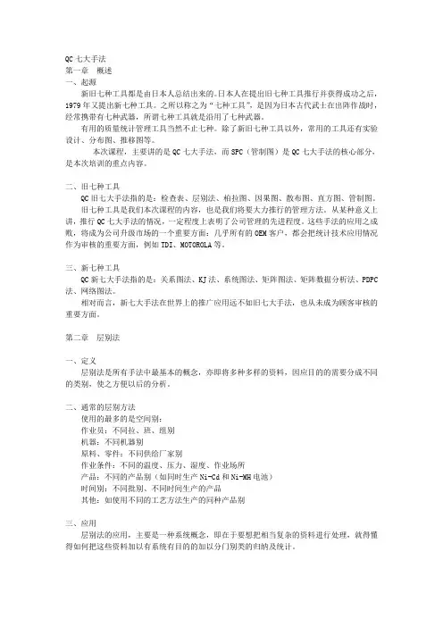 QC七大手法是什么,及具体内容有哪些
