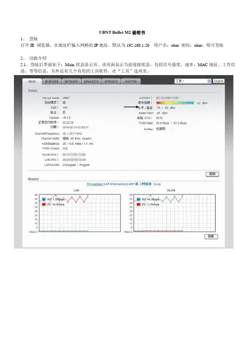 UBNT说明书