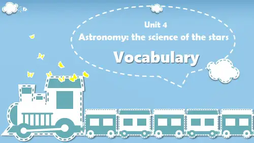 人教高中英语必修3Unit4Vocabulary (共21张PPT)