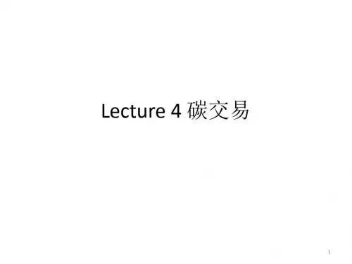 lecture 4碳排放ppt课件